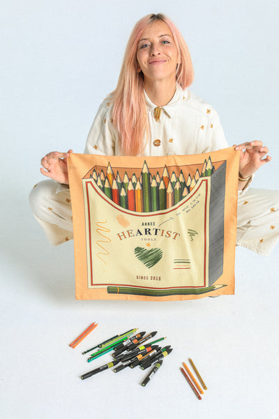 Carré Bandana Heartist - Neutre