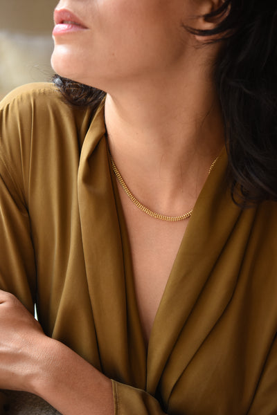 Collier Deia Maxi Doré