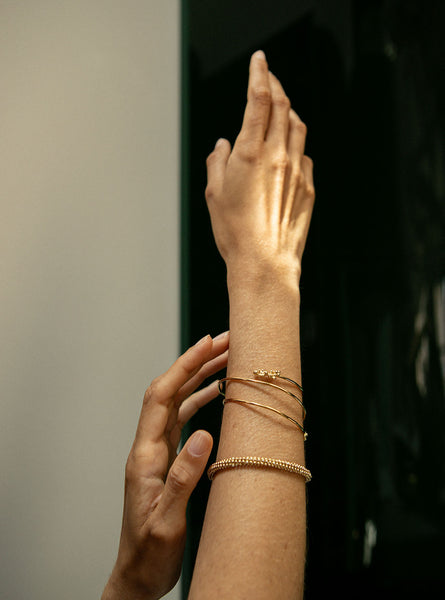 Bracelet Deia Maxi Doré