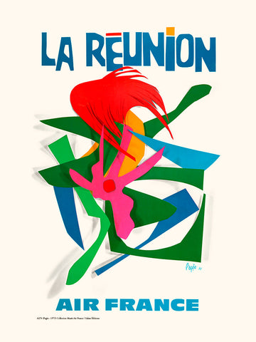 Affiche La Réunion - Air France
