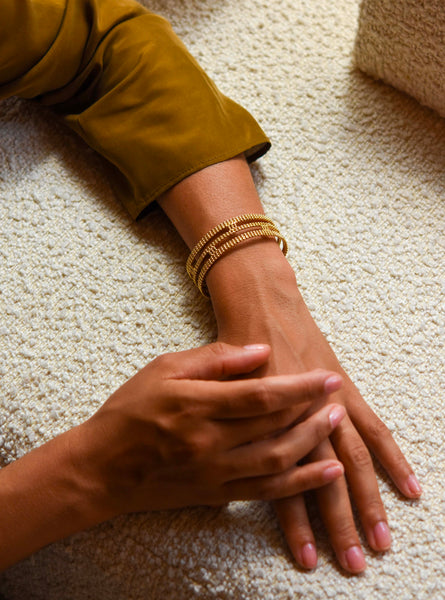 Manchette Tapestry Doré