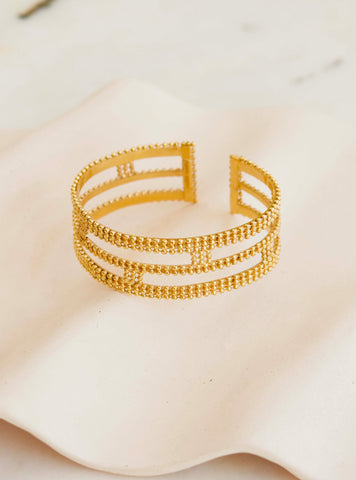 Manchette Tapestry Doré