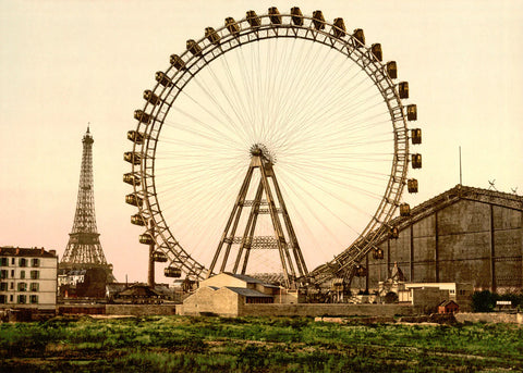 Affiche Ferris Wheel in Paris #2