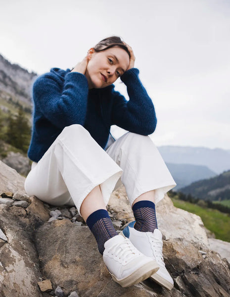 Chaussettes Sapin Bleu