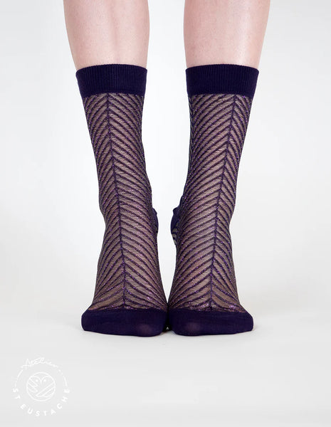 Chaussettes Sapin Violet