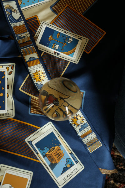 Ruban Bandy Tarot - Marine