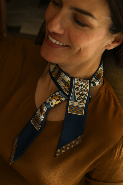 Ruban Bandy Tarot - Marine