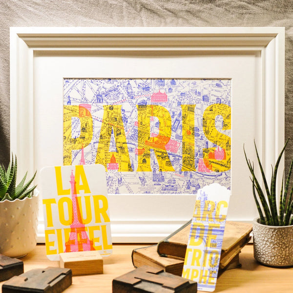 Affiche Plan de Paris