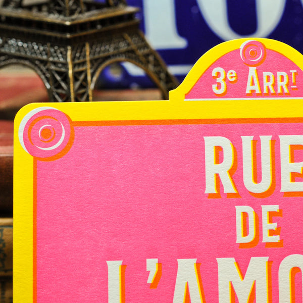 Carte Rue de l'Amour