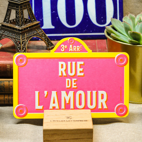 Carte Rue de l'Amour