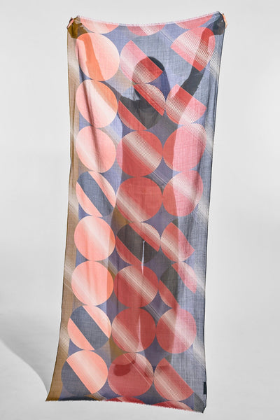 Foulard de Coton Anaphore Blush