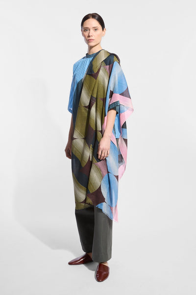 Foulard de Coton Anaphore Kaki
