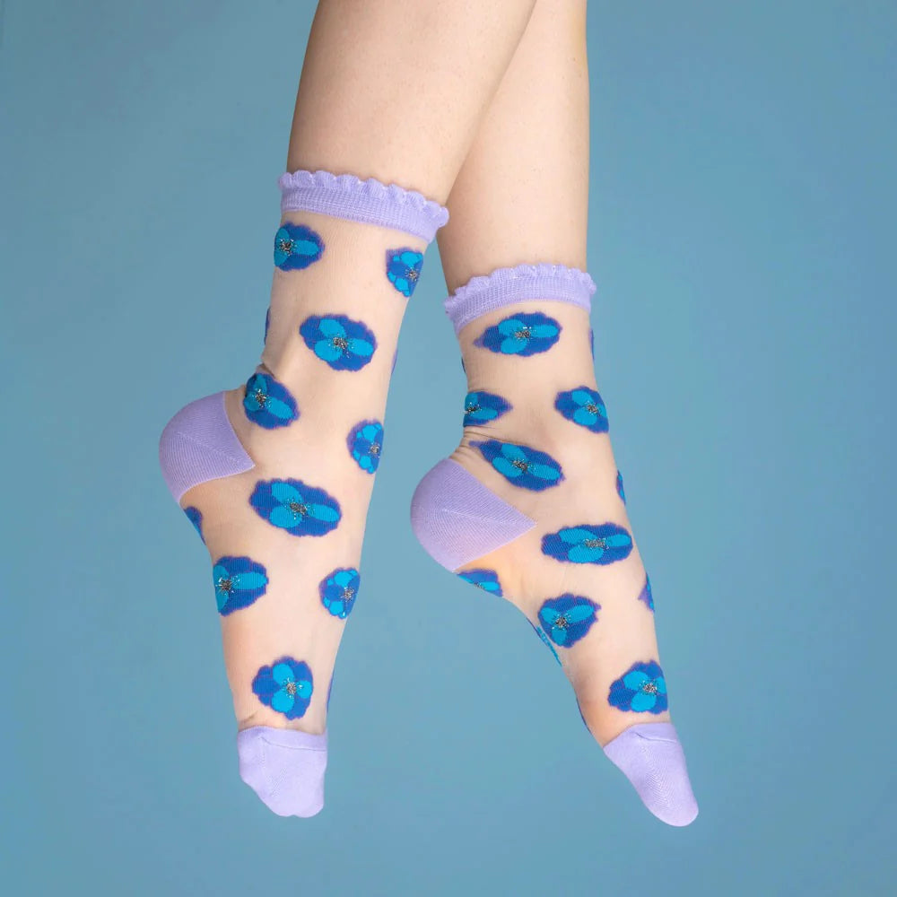 Chaussettes Transparentes Anémone