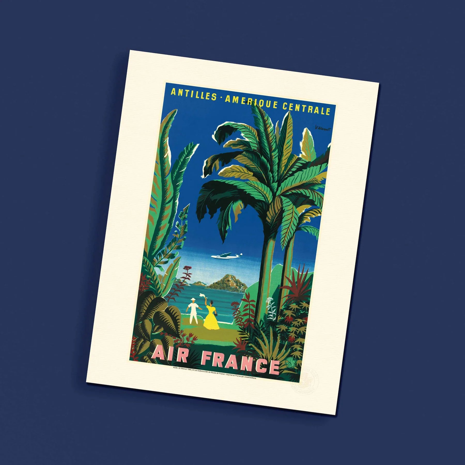 Affiche Antilles - Amérique Centrale - Air France