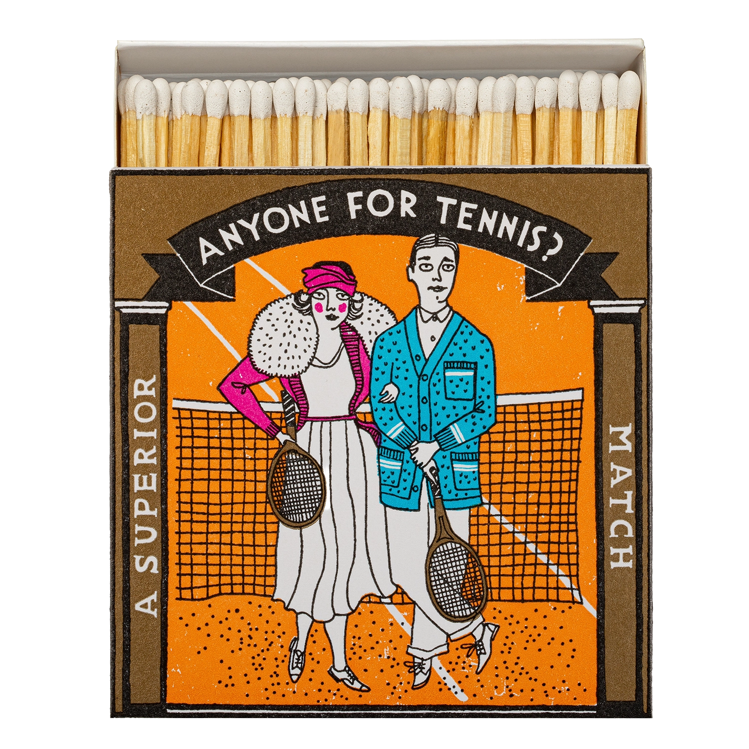 Boîte d'Allumettes Anyone for Tennis