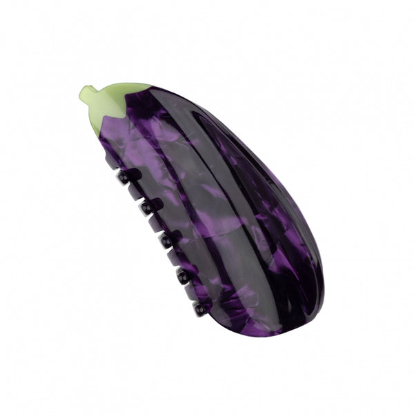 Pince à cheveux Aubergine