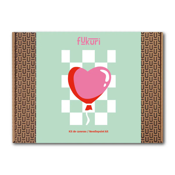 Kit Canevas - Ballon Coeur