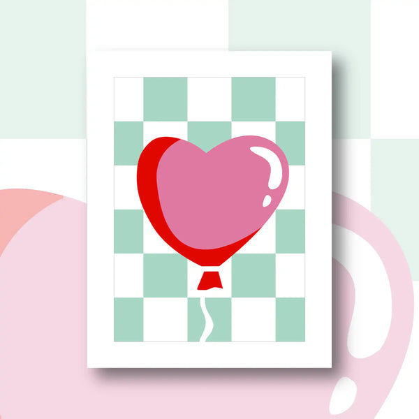 Kit Canevas - Ballon Coeur