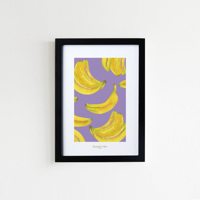 Petite Affiche Bananes