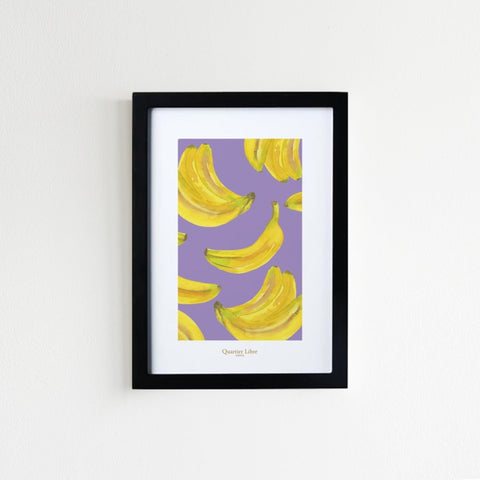 Petite Affiche Bananes