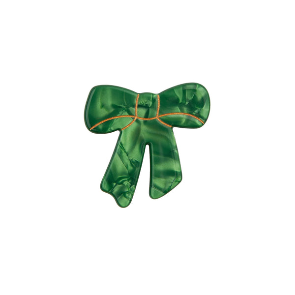 Barrette Noeud Vert