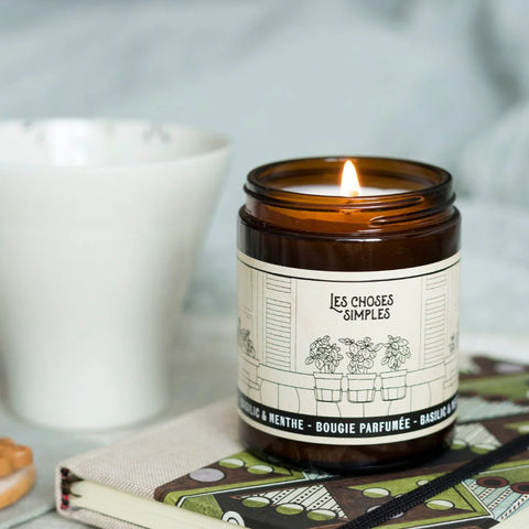 Bougie Basilic & Menthe