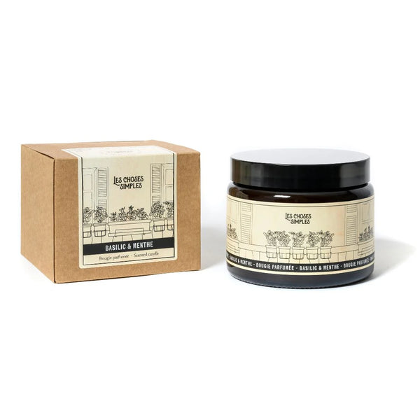 Bougie Basilic & Menthe