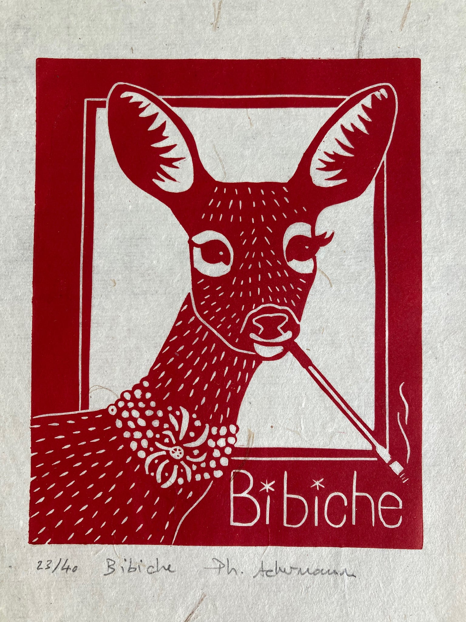 Gravure Bibiche