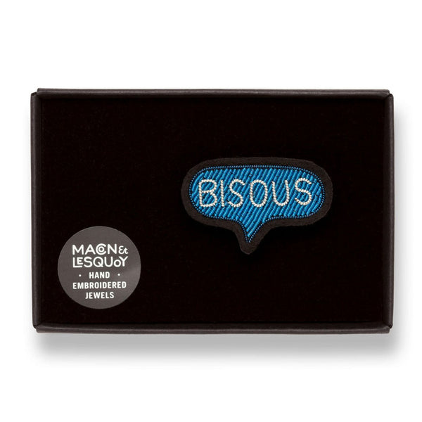 Broche Bisous Bleu