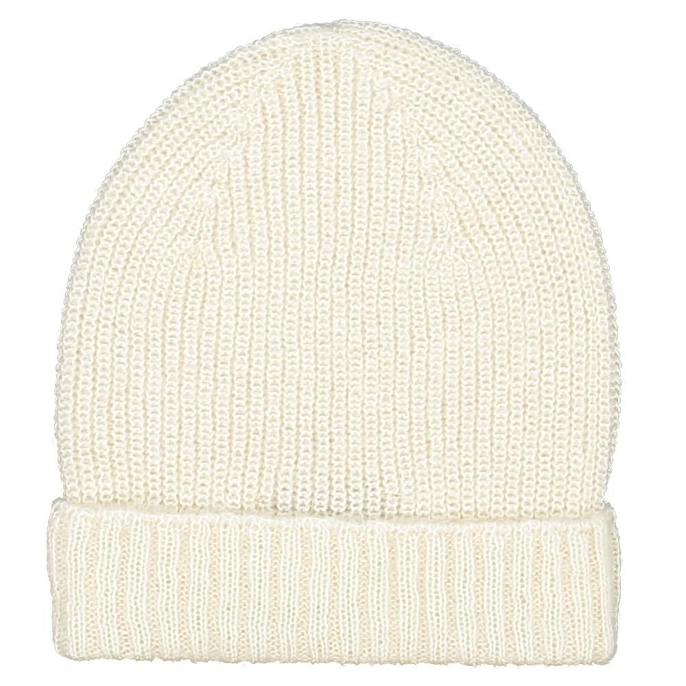 Bonnet tricot NEIGE - Ecru