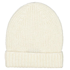 Bonnet tricot NEIGE - Ecru