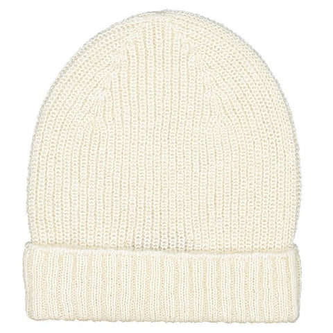 Bonnet tricot NEIGE - Ecru