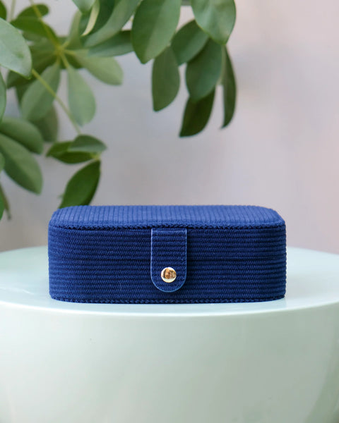 Boîte à Bijoux de Voyage Brigitte - Velours Côtelé