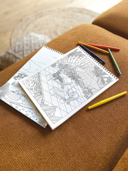 Cahier de Coloriage Bliss & Botanicals