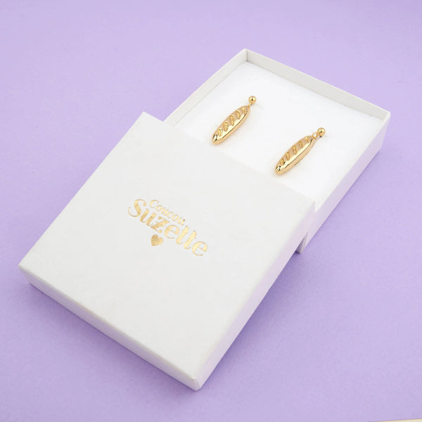 Boucles d'oreilles Baguette