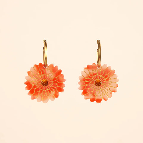 Boucles d'oreilles Dahlia