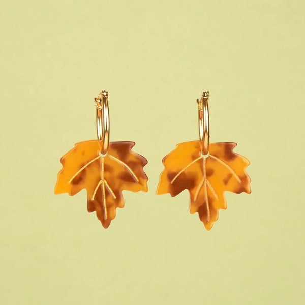 Boucles d'oreilles Feuille d'Erable