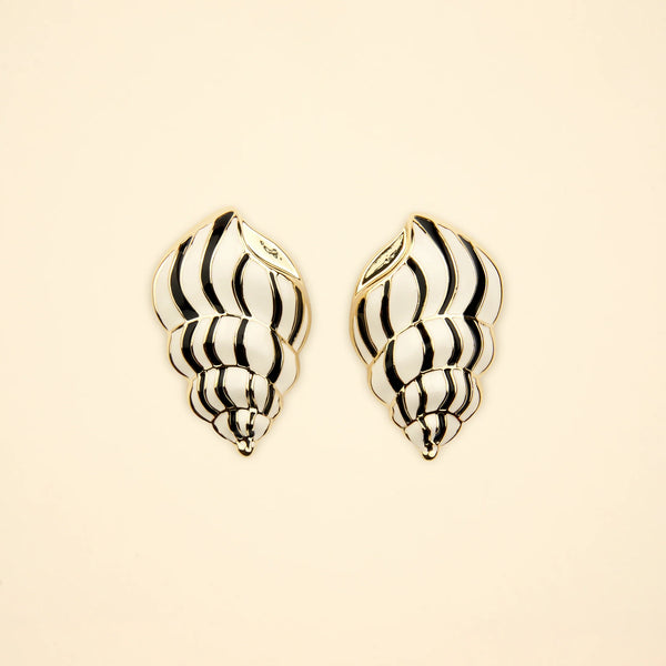 Boucles d'oreilles Coquillage Métal