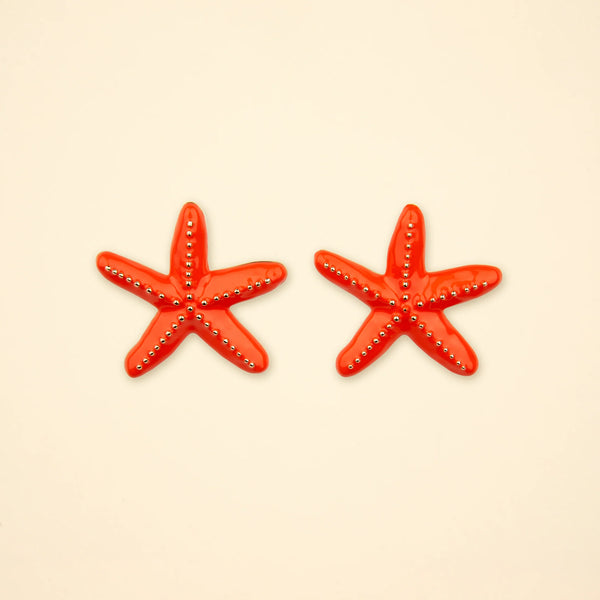 Boucles d'oreilles Etoile de Mer Métal