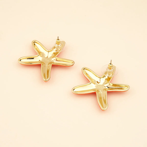 Boucles d'oreilles Etoile de Mer Métal