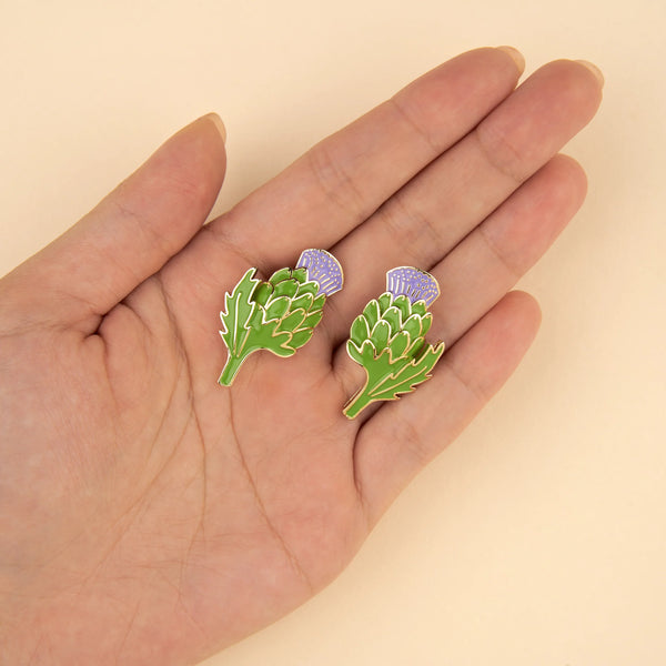 Boucles d'oreilles Artichaut