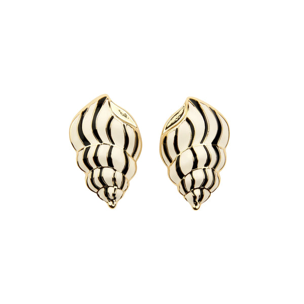 Boucles d'oreilles Coquillage Métal