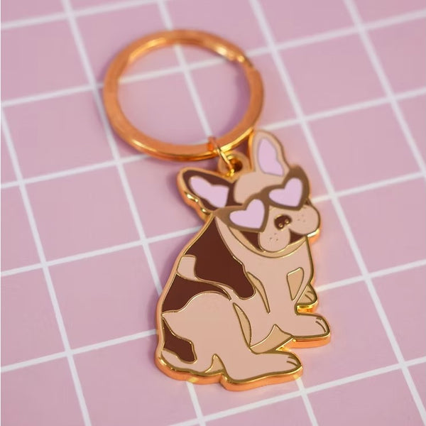 Porte-clé Bouledogue