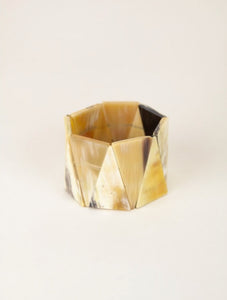 Bracelet triangles en corne