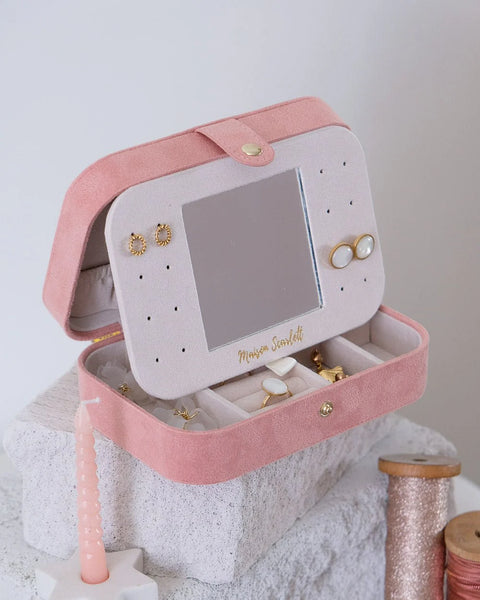 Boîte à Bijoux de Voyage Brigitte - Velours