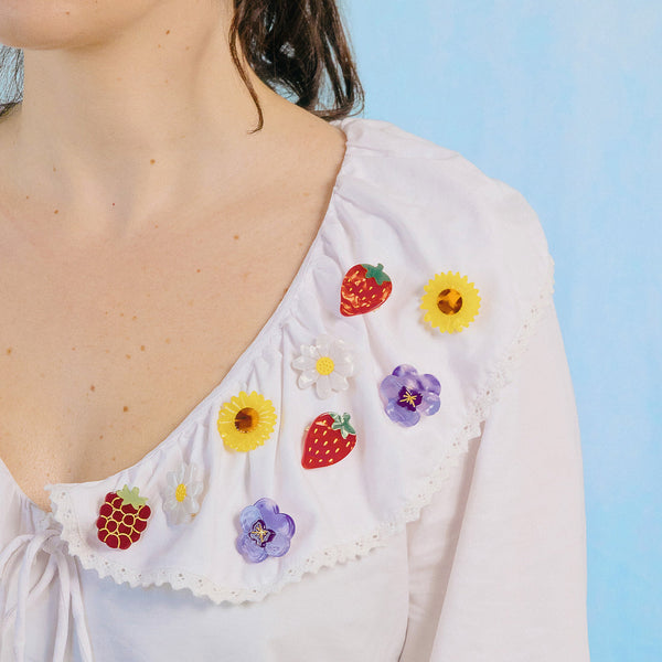 Broche Tournesol