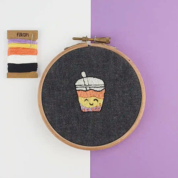 Kit de Broderie - Bubble Tea