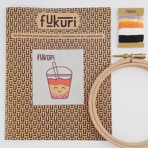 Kit de Broderie - Bubble Tea