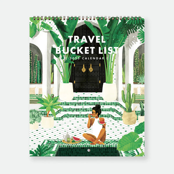 Calendrier 2025 Travel Bucketlist