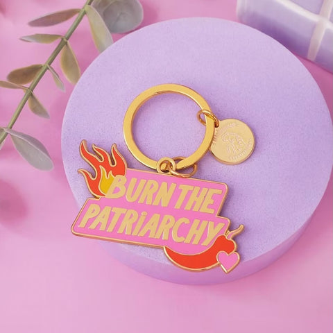 Porte-clé Burn The Patriarchy